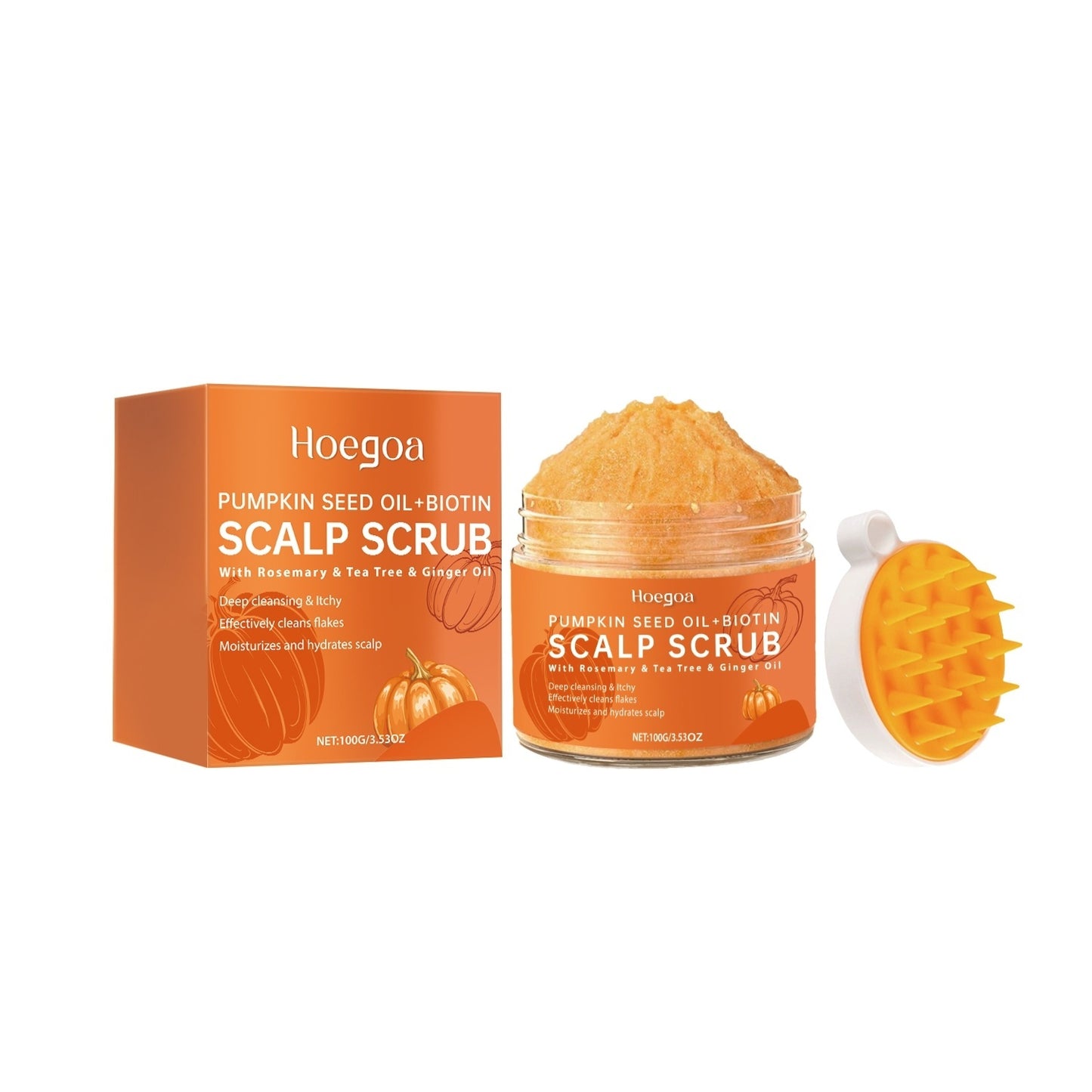 Scalp Scrub 120g Natural Hair & Skin Exfoliator with Sea Salt & Oils