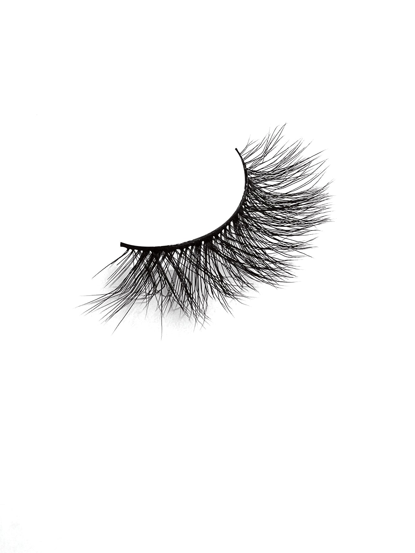 3D Premium Faux Mink False Eyelashes - Voluminous Cluster Style, 5 Pairs