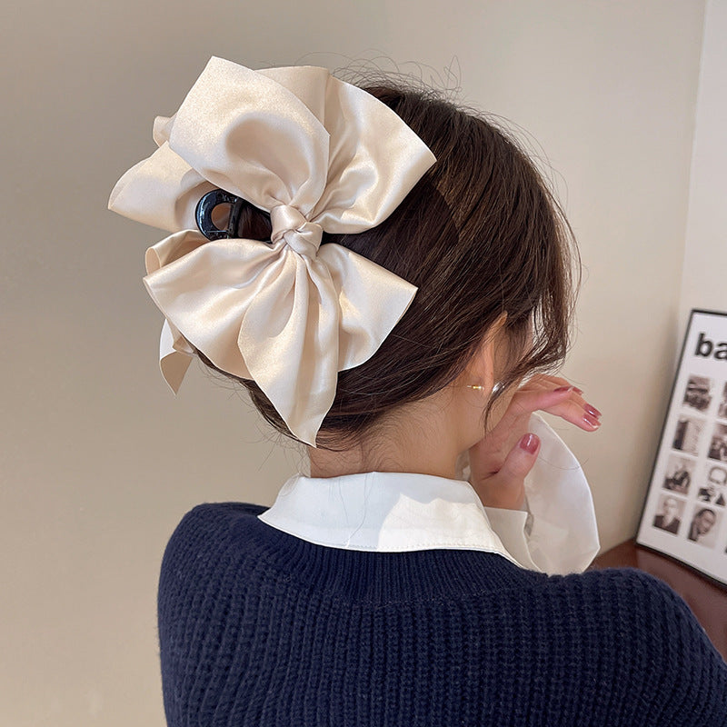 Korean Bow Hair Clips - Large Geometric Clutch