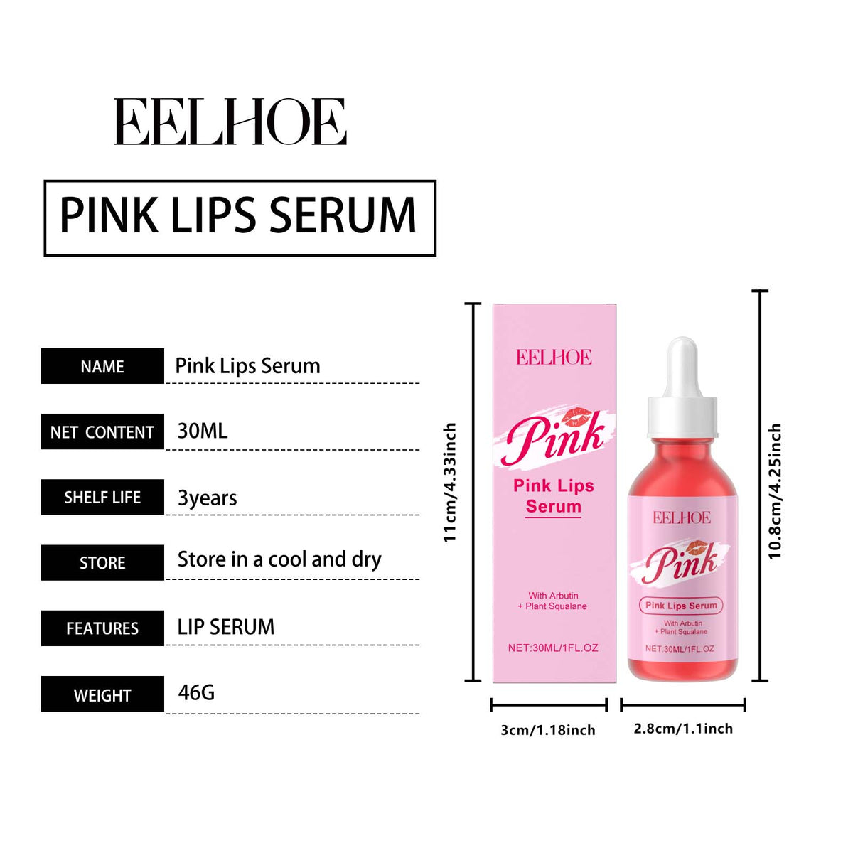 P Ink Lip Lightening Pigment E Ssence 30ml 1 Box