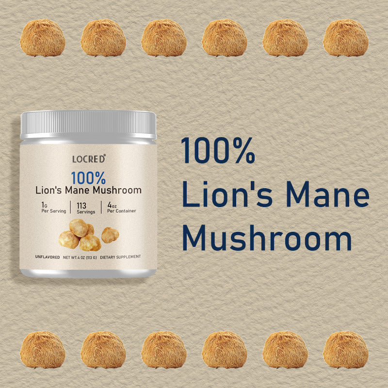Lion's Mane Powder - 113g Mushroom Supplement