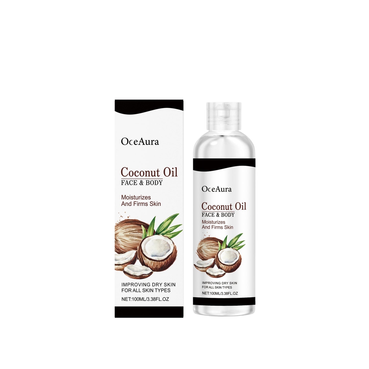 Coconut Moisturizing Lotion 100ml for Face Skin Care - Hydrating Skin Treatment