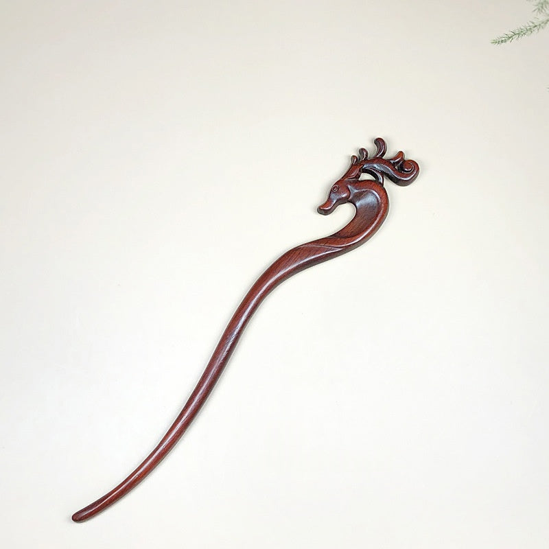 Rosewood Deer Hairpin for Women