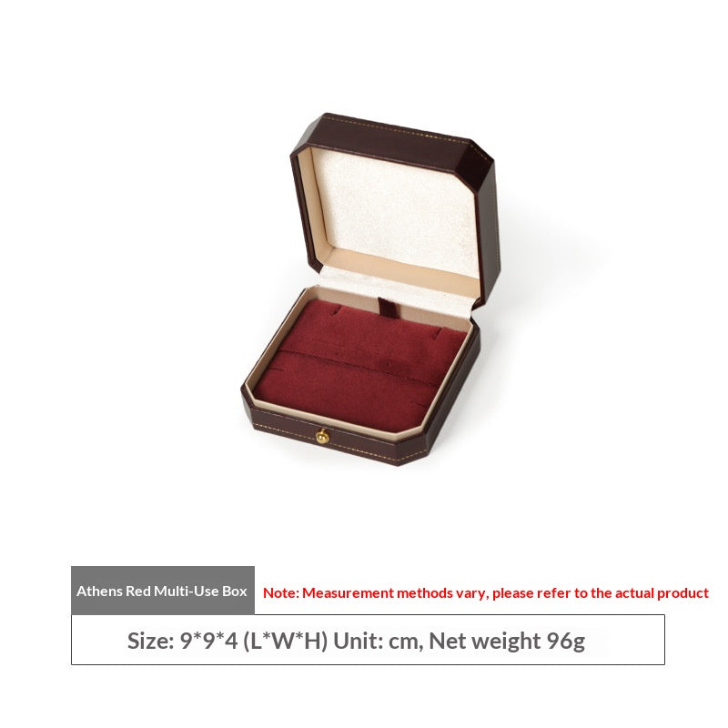 European-Style Vintage Jewelry Box for High-End Rings & Accessories