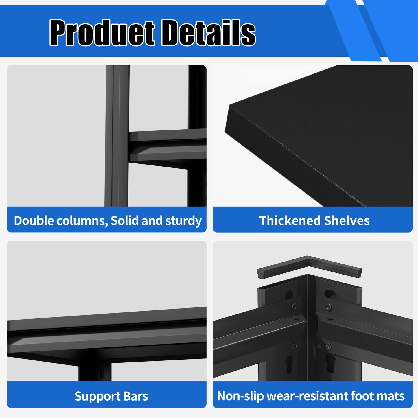 30-40 Gallon Fish Tank Stand - Metal Aquarium Stand, 47.2 W X 18 D 39