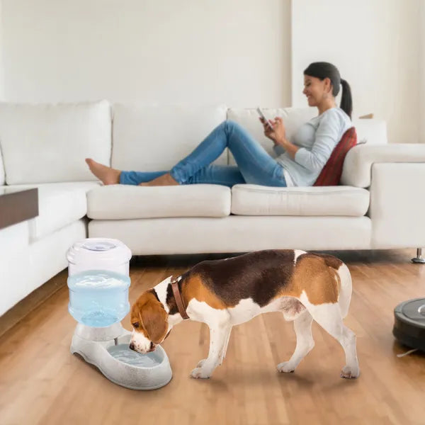Self-Dispensing Pet Water Dispenser 3.5L Gravity Water Feeder for Cats & Dogs