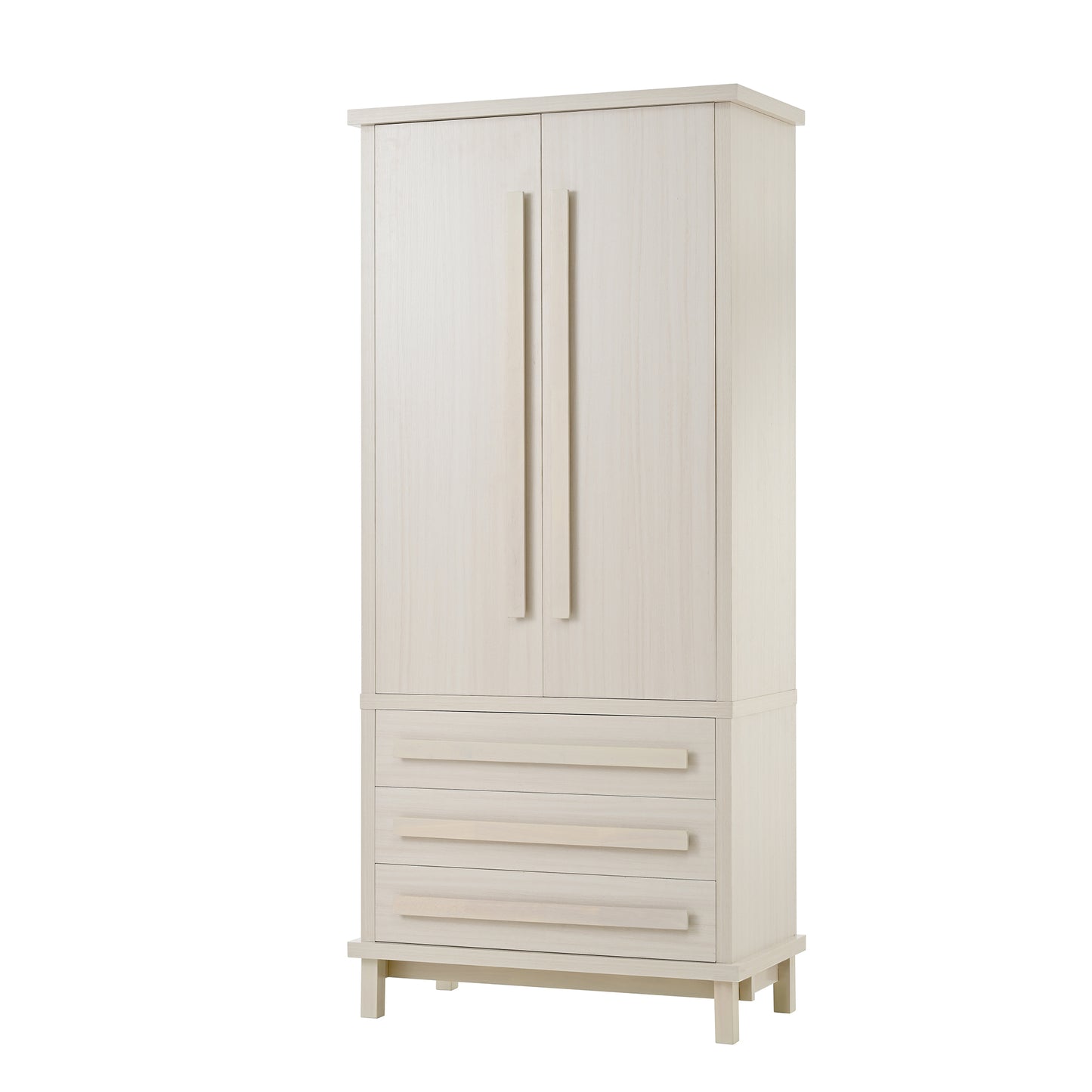 70" Kitchen Pantry Cabinet with Adjustable Shelves & Drawers - White