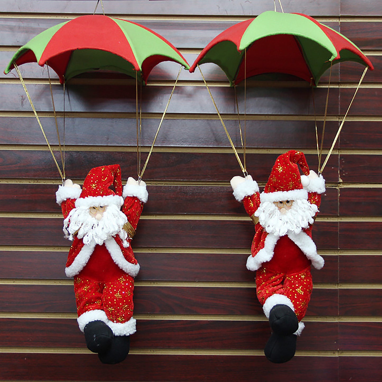 Parachute Santa Ornament - Fun Holiday Decoration for Home