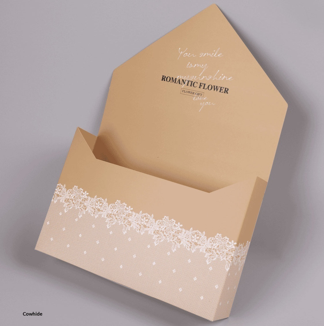 Large Romantic Letter Envelope Flower Box - Multi-Color Home Storage