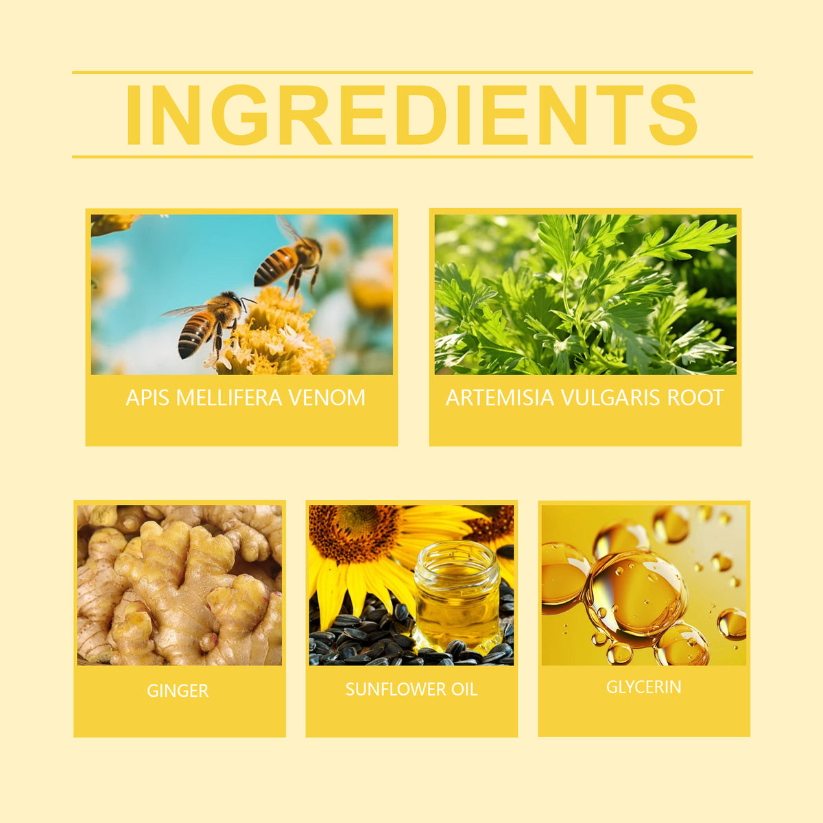 Bee Venom Men's Chest Treatment Improve Contour Massage Care