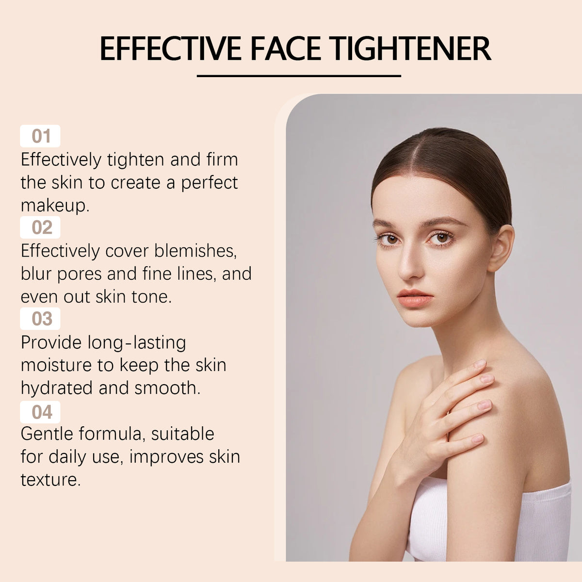 Moisturizing Concealing Liquid Foundation - Light, Thin & Hydrating 30ml