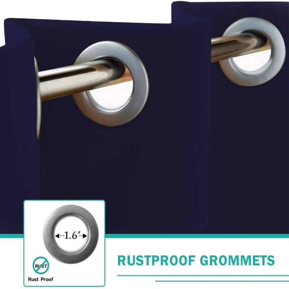 50x120 Inch Indoor Outdoor Grommet Curtain Panel Waterproof UV Shade