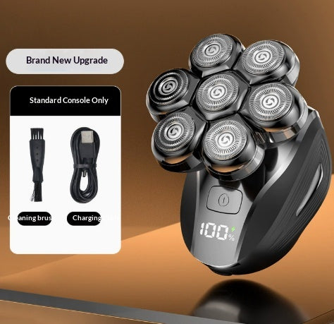 Cross-border 7D Electric Razor for Men Rechargeable Shaving Head & Beard Trimmer