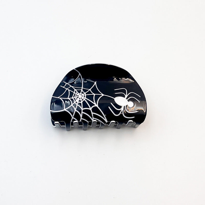 Halloween Hair Clip Acrylic Spider Shark Clip