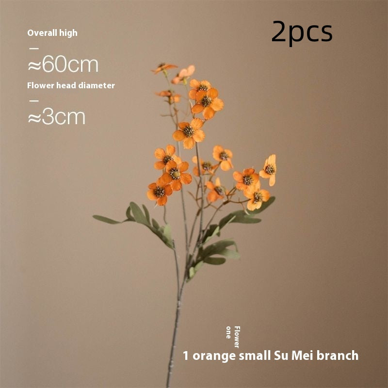 Pastoral Simulation Retro Fake Dried Flowers - Decorative Floral Arrangements
