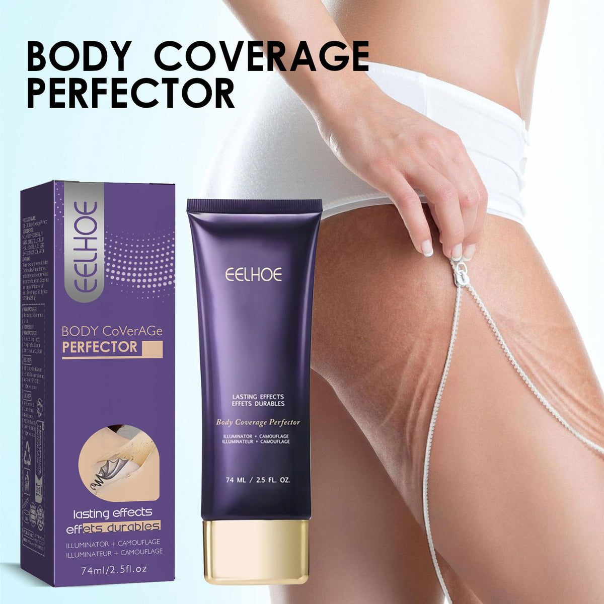 Tattoo Concealer Cream - Waterproof Body Scar Cover 74ml