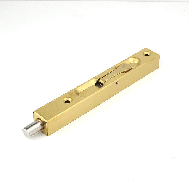 Concealed Door Bolt Lock - 10 Inch Stainless Steel Security Hardware for Interior and Exterior Doors