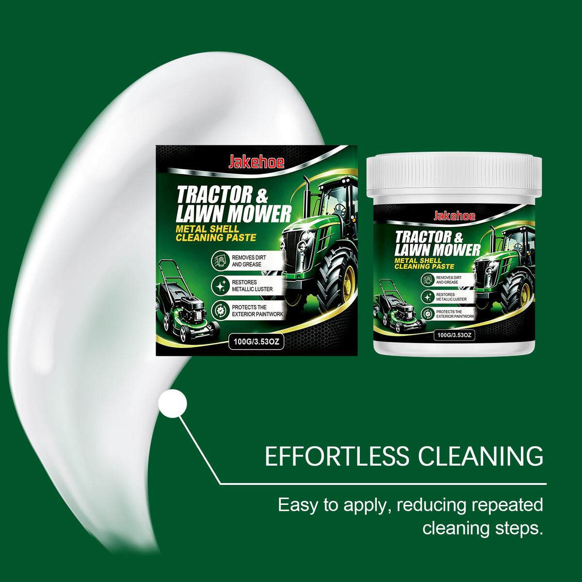 Metal Surface Rust and Scratch Remover Paste - 100g Home Use Cleaner