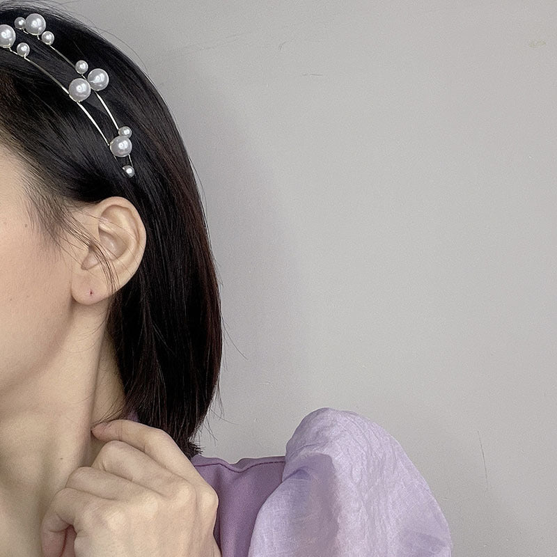 Women's Pearl Headband - Alloy Hair Accessory