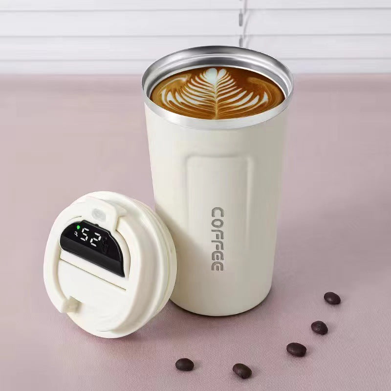 Insulated Stainless Steel Cup with Digital Temperature Display 510ml