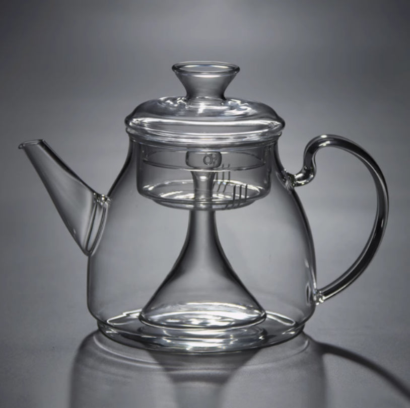 Large Capacity Glass Steam Teapot for Home Brewing - 1.5L