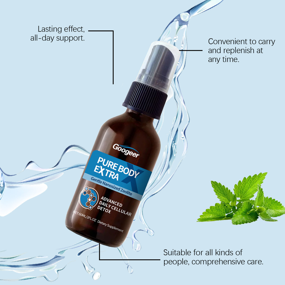 Googeer Body Care Oral Spray Treatment