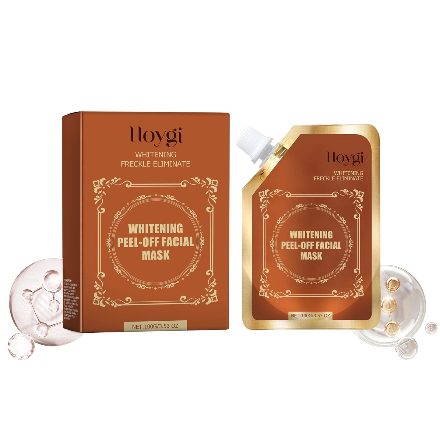 Whitening Peel-Off Facial Mask 100g - Skin Brightening & Pore Clearing