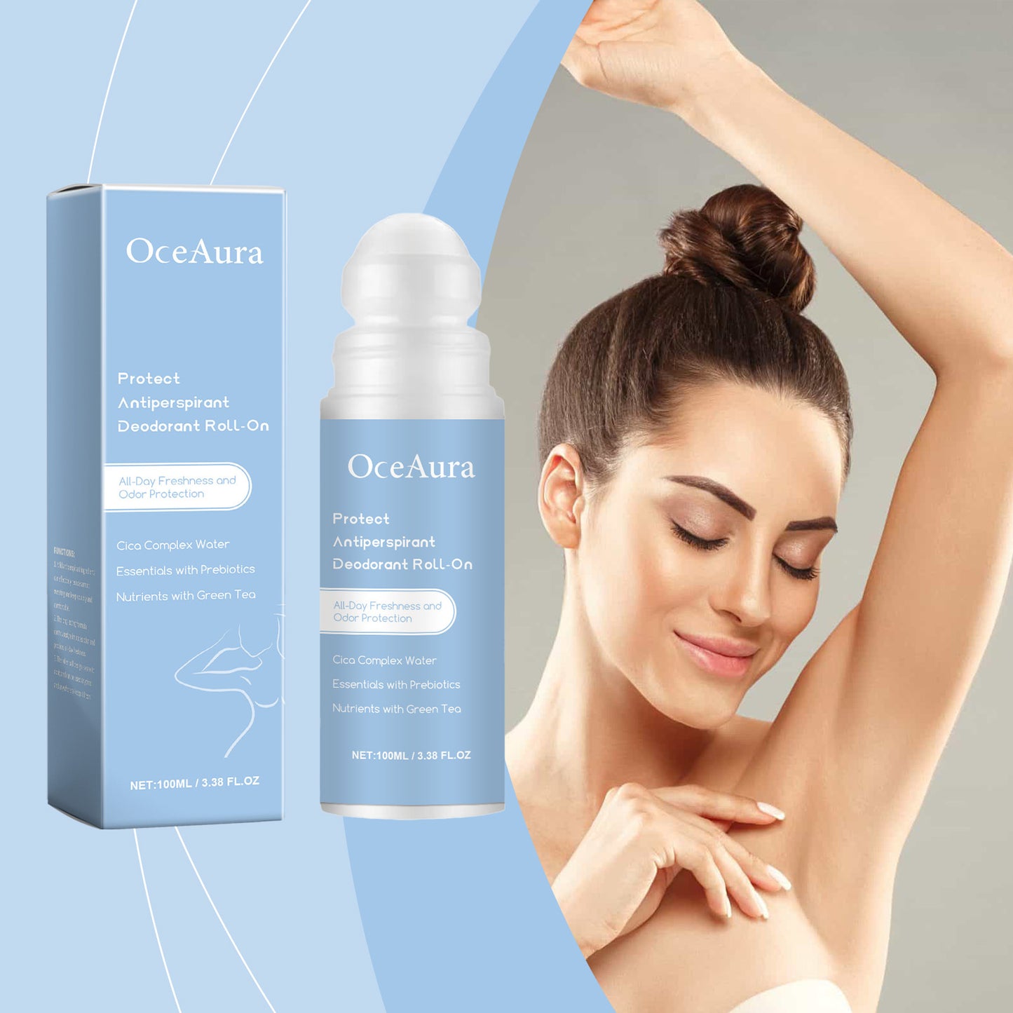 Underarm Body Deodorant Beads - Natural Odor Control & Moisture Management