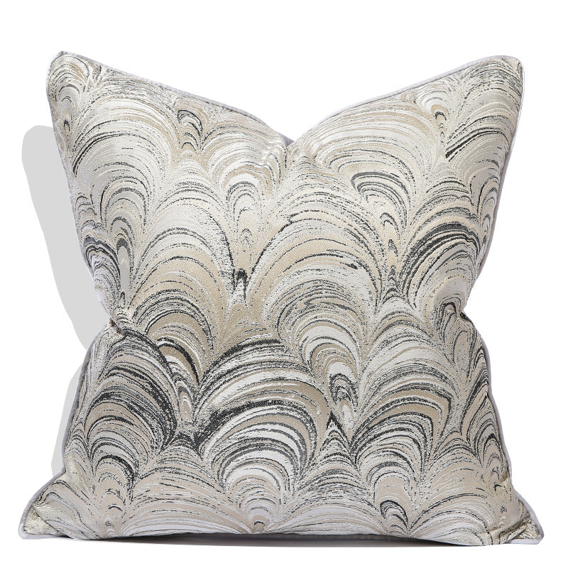 Luxury Grey Pillow Cover 45x45cm - Modern Simple Cushion for Living Room