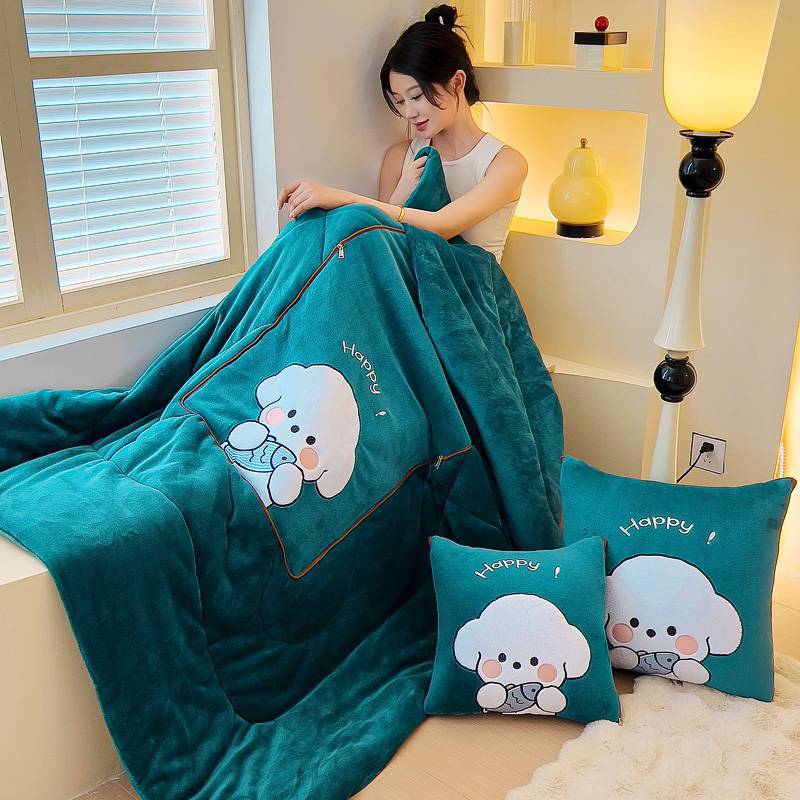 Cute Dog Design Pillow Cover Multi-Size & Color Options - Home Bedding
