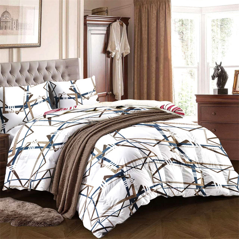 9-Piece Room In A Bag Quilt & Curtain Set - Geometric Design