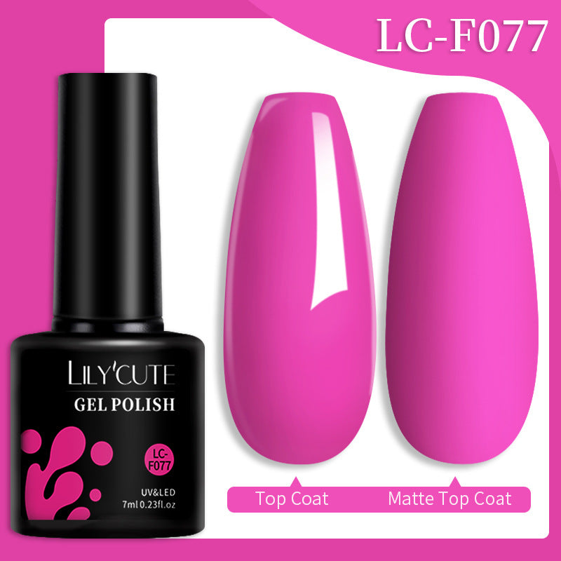 Colored Glitter Nail Glue Set for Nail Art - Waterproof & Non-Flushing
