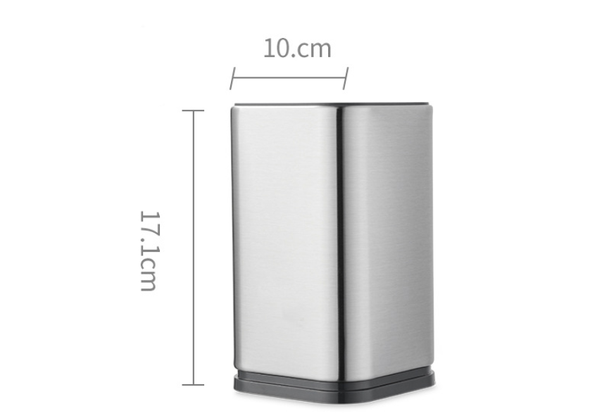 Stainless Steel Knife Holder Storage Bucket Kitchen Organizer