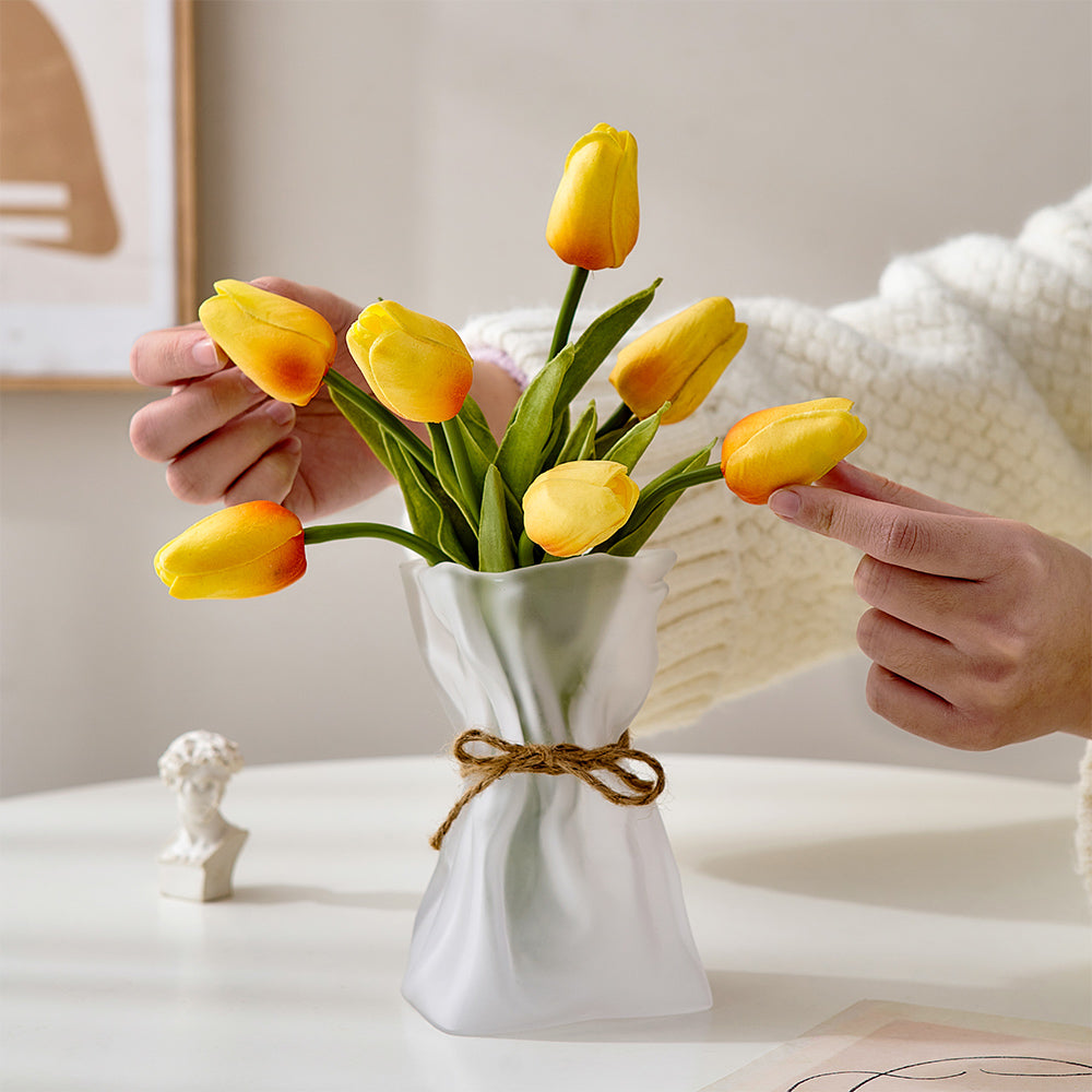 Glass Vase for Dried Flowers - Nordic Home Table Decor Accessory