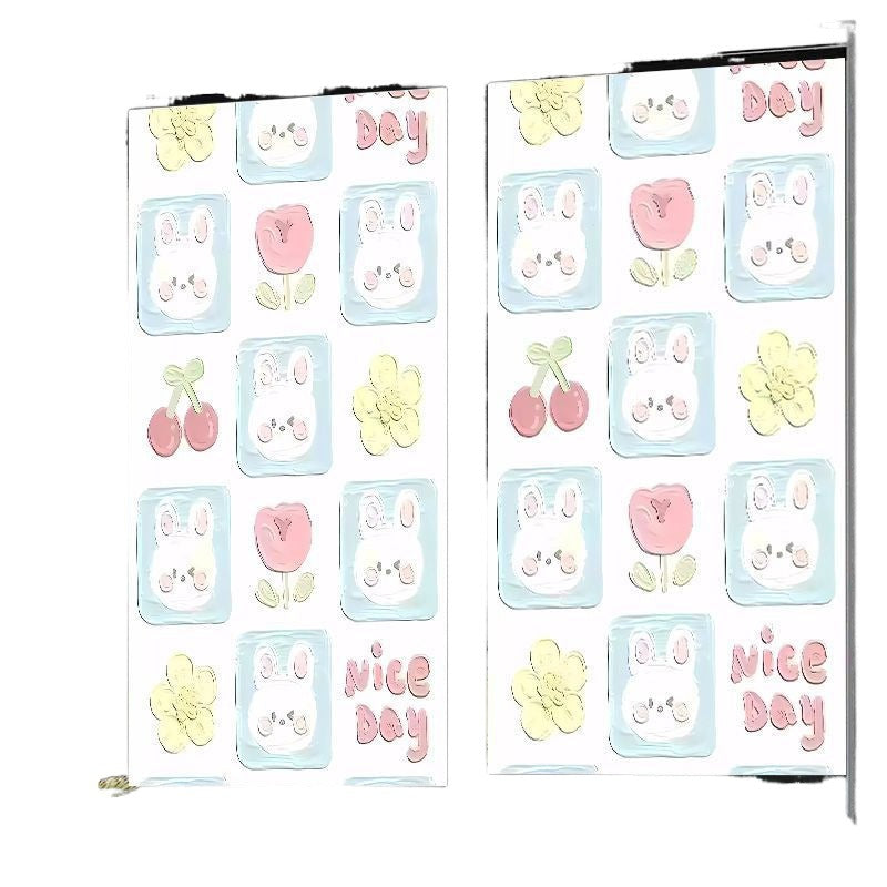 Frosted Privacy Window Film for Bathroom Kitchen - Transparent Opaque Stickers