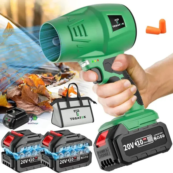 Cordless Leaf Blower 20000RPM Turbo Jet Air 20V Battery Powered Handheld Dust Snow Remover