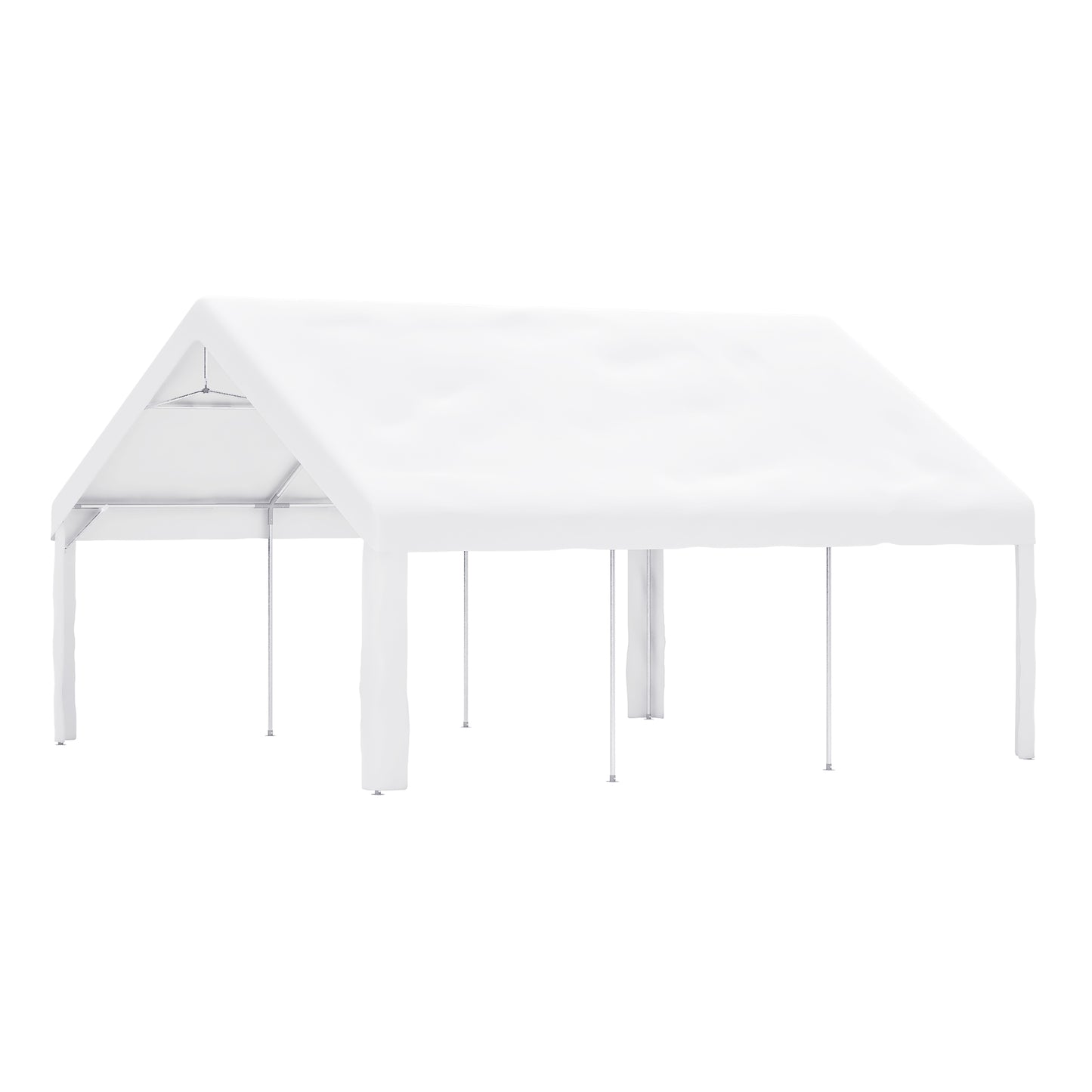 20x20 FT Outdoor Event Shelter with Detachable Sides - White