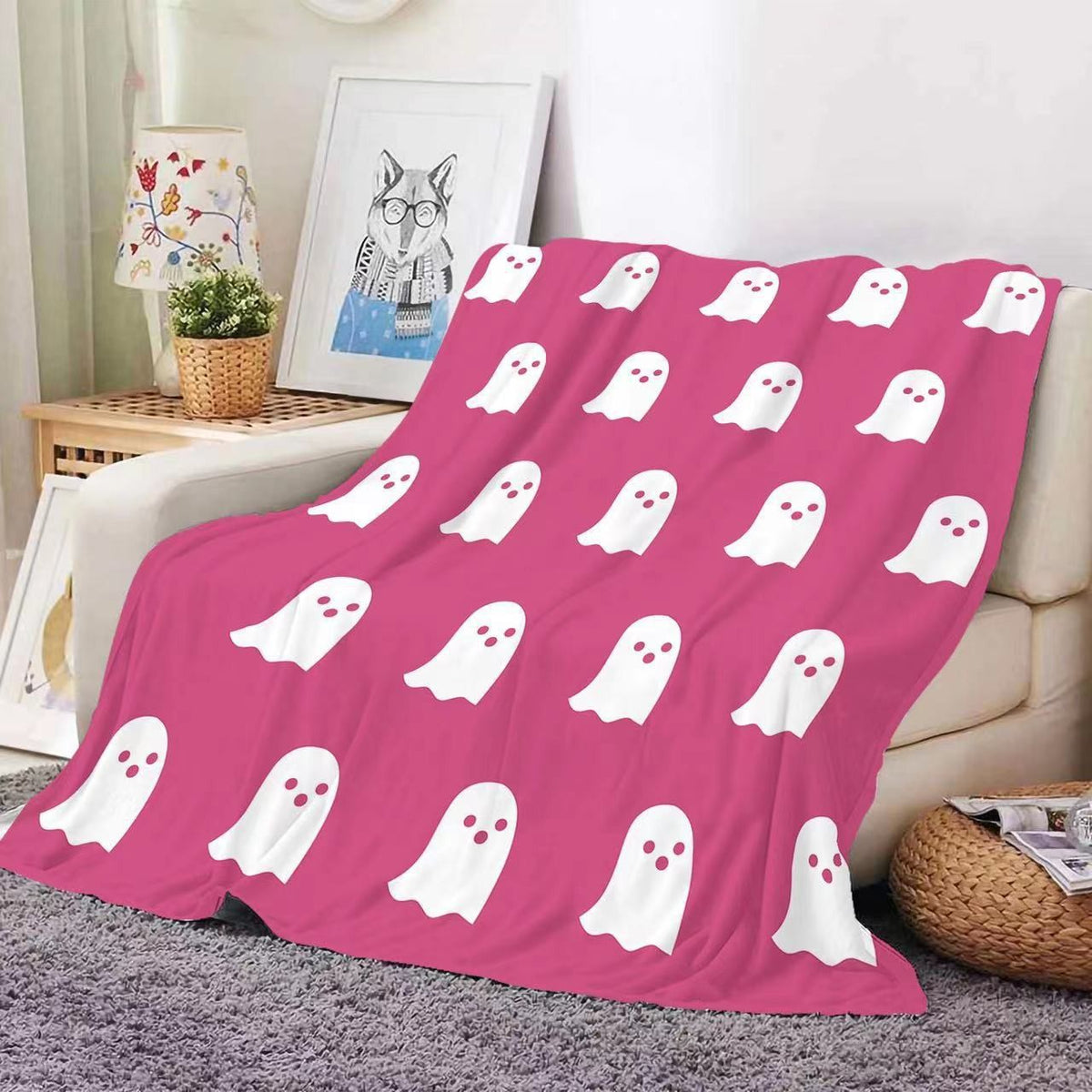 Flannel Air Conditioning Blanket for All Seasons - Cozy Home Bedding