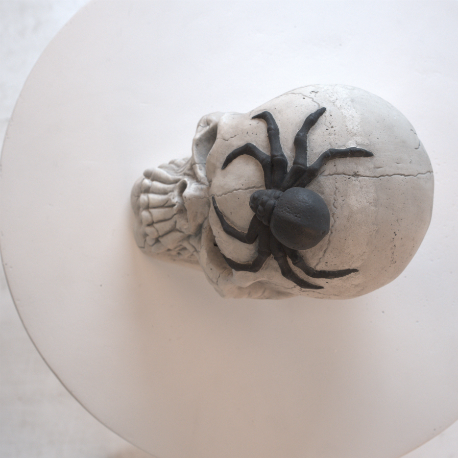 Demon Skull Halloween Decoration for Fireplaces and Fire Pits