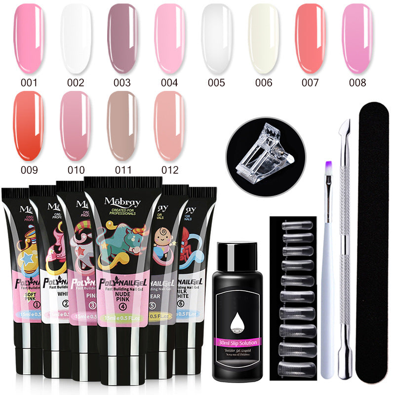 Nail Art Resin Extender Kit - 12 Colors
