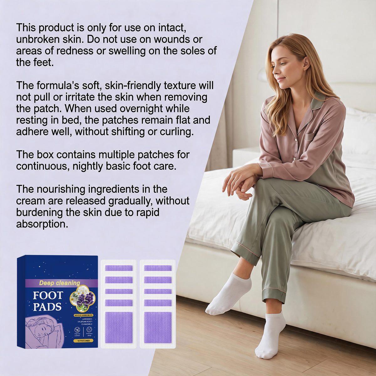 Sleep Care Foot Patches - 10 Pieces