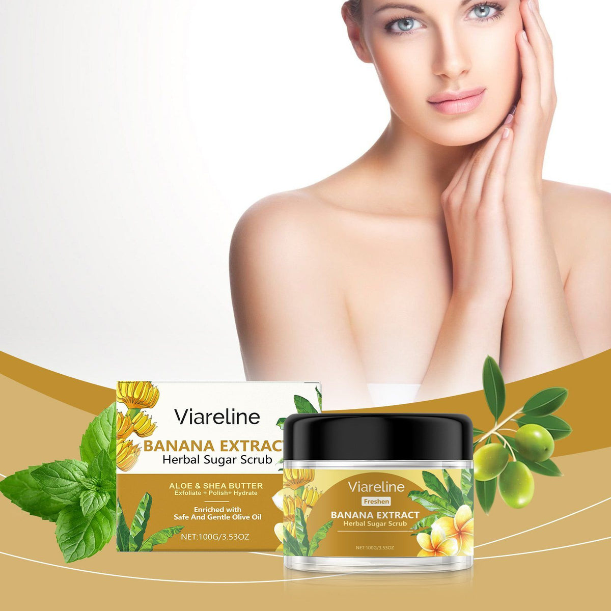 Banana Body Exfoliating Scrub, 100 g