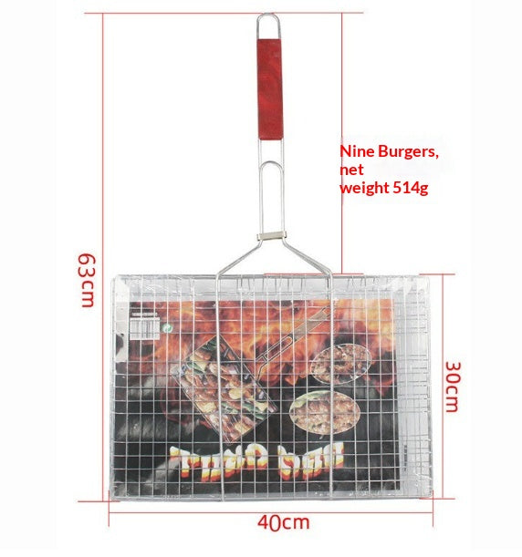 Galvanized Iron Wire Barbecue Grill Rack for Hamburgers