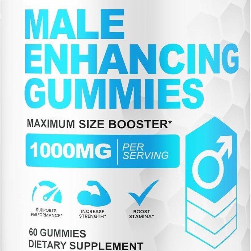 Male Enhancing Gummies - Sexual Wellness Supplement, 1 Bottle