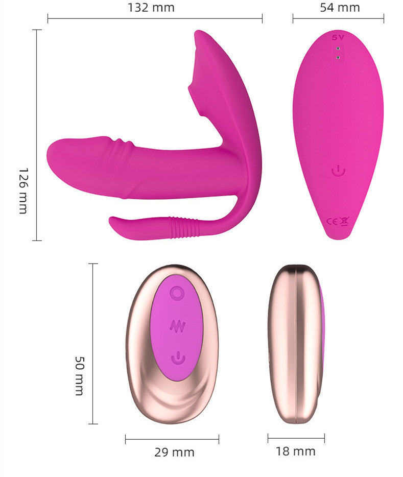 Wireless Remote Control Female Toy with Silicone & USB Charging