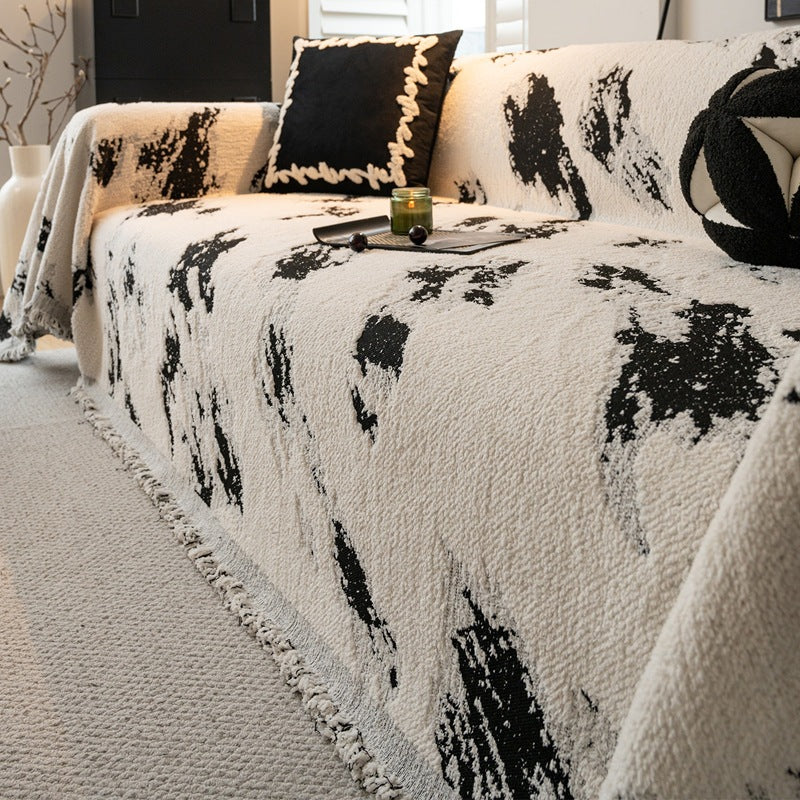 Single Sided Fleece Sofa Cover - Modern Minimalist Protects & Decorates