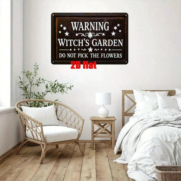 Metal Tin Wall Decoration - 20 cm x 20 cm