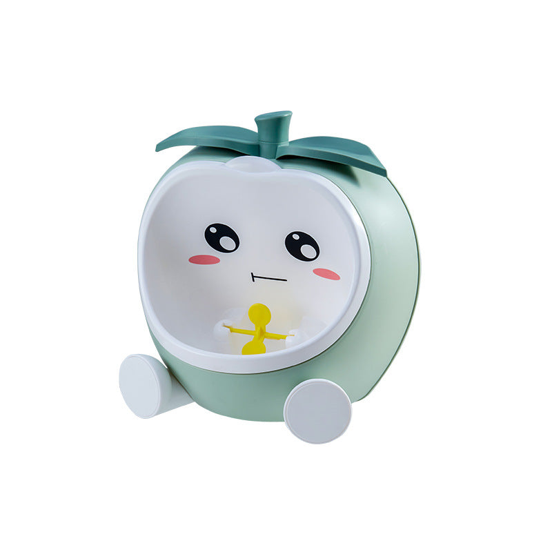Boy Cartoon Wall-Mounted Standing Urinal - Kids Bathroom Fixture