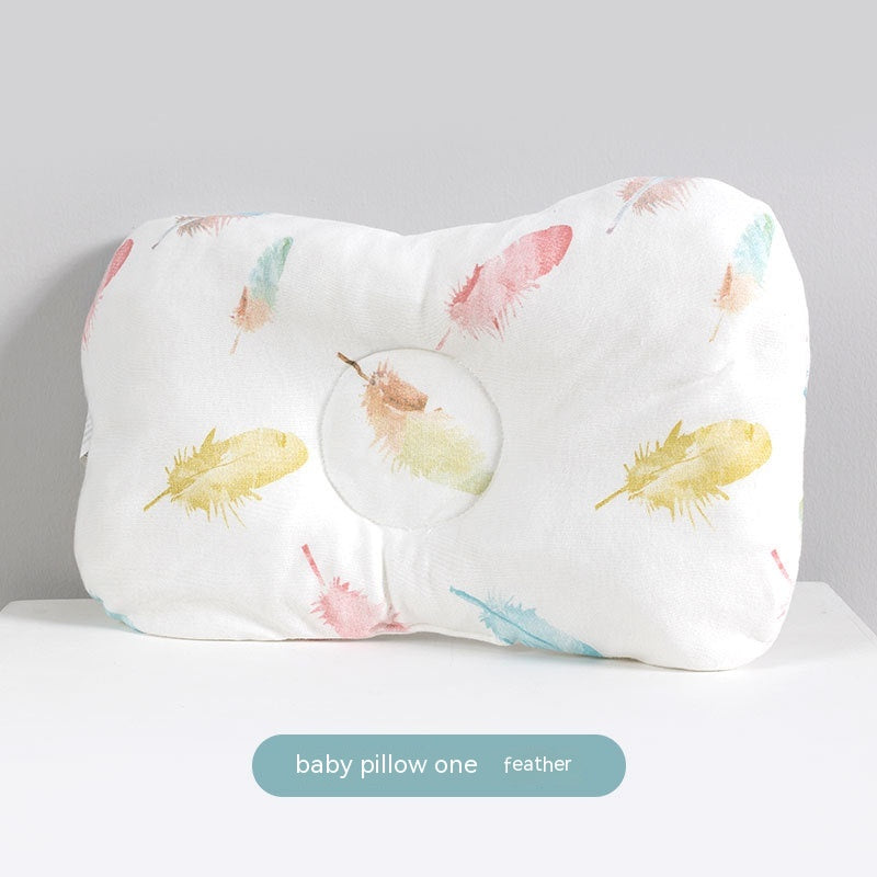 Newborn Infant Anti-Deviation Head Pillow - Baby Shaping Pillow 23x30cm