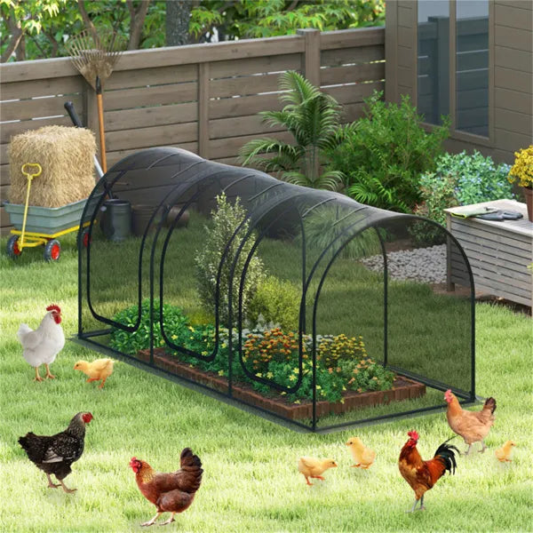 Garden Crop Cage 108"x48"x47" with High-Density Nylon Mesh